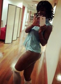 Horny amateur ebony teen